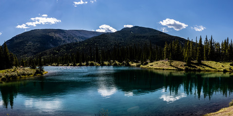 Foregetmenot pond, Hiway 66 Kananaskis Country, Alberta, Canada