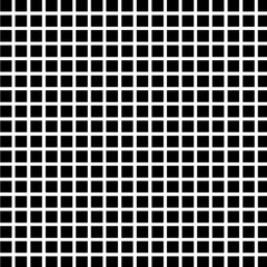  The black squares on a white background. 