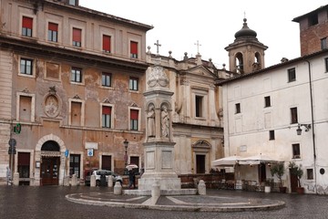 Fototapeta na wymiar Basilica di San Bartolomeo all'Isola, Roma
