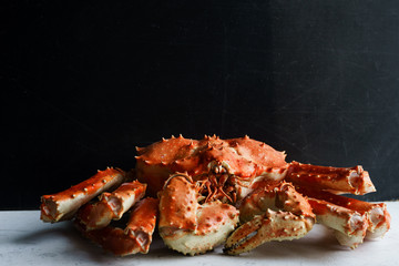 Big whole alaskan crab