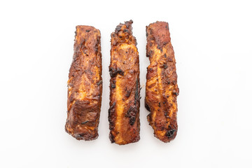 grilled barbecue ribs pork