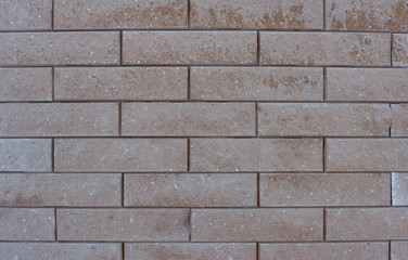 Modern designer brown brick wall, background, texture, architecture