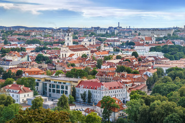 Fototapeta na wymiar View of Vilnius, Lithuania