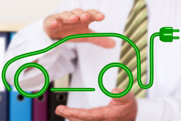 Person pointing with finger