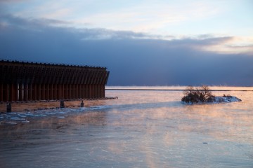 Ore Dock in the Winter