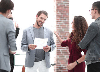 Business: Team having a serious argument