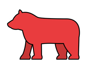 red bear symbol