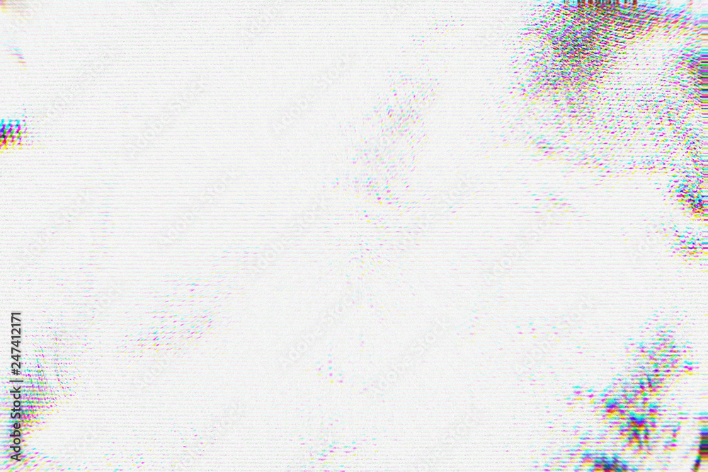Wall mural abstract texture with video glitch error for background. blurred digital noise backdrop. test screen