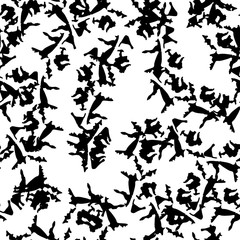 Urban UFO camouflage of various shades of white and black colors