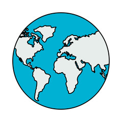 Fototapeta na wymiar world globe map