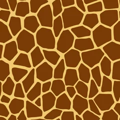 Fotobehang Dierenhuid Giraffe huid naadloze patroon. Naadloze dierenprint