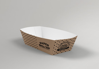 Open Tray Packaging Mockup