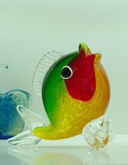 fish made of glass