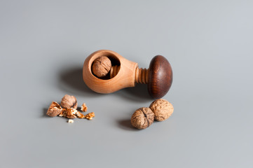 Walnutcracker with some walnuts