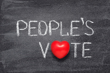 peoples vote heart