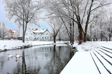 zima w Olsztynie © Janusz Lipiński