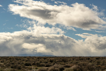 blue sky and clouds