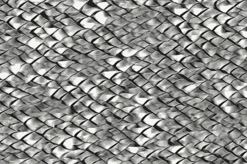 Abstract dragon scales art background black and white