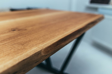wooden table from solid oak, alder. Exclusive furniture from natural materials.