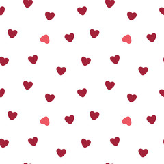 Valentines Day Seamless Pattern Love Heart