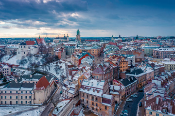 Lublin z lotu ptaka © Aleksander