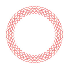 Valentines Day seamless brush pattern Love Heart