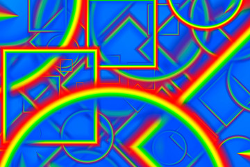 Abstract rainbow background