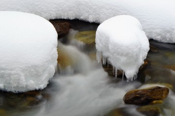 Bach im Winter