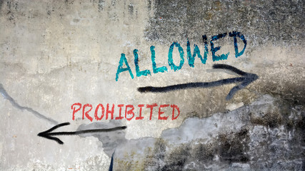 Sign 391 - Allowed