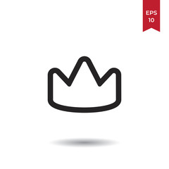 Crown vector icon