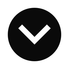 Arrow Down icon vector