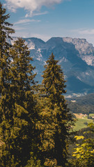 Smartphone HD wallpaper of Beautiful alpine view at Hallein