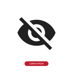 Invisible vector icon