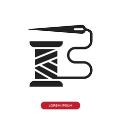 Sewing vector icon