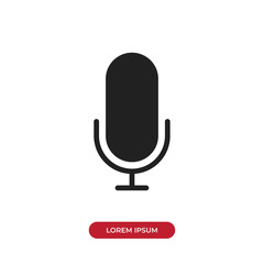 Microphone vector icon