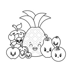 kawaii cartoon character