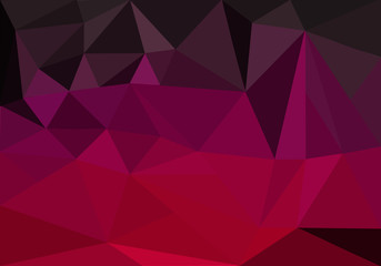 Geometric background with dark triangles