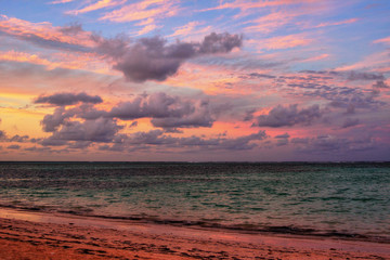 Stunning Caribbean sunset