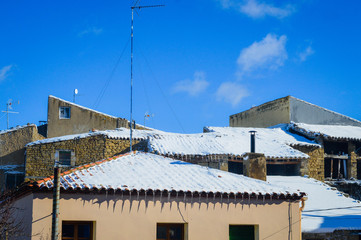 Lo bonito del invierno en Luesia España
