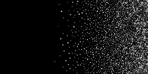 Silver glitter confetti