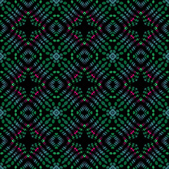 Seamless background pattern with a variety of multicolored lines.