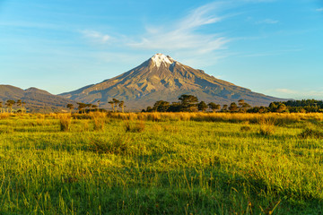 cone volcano mount taranaki, new zealand 26