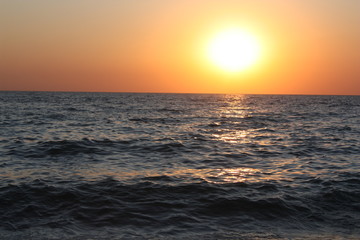 Obraz premium sunset on the sea