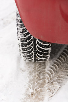 Snow tyre detail