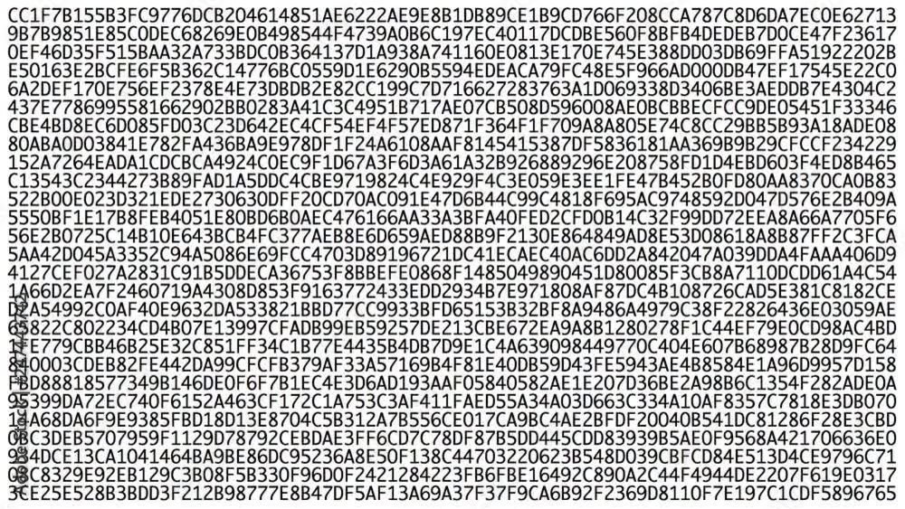 Aufkleber Changing binary hex code on computer screen, scrolling up. Data transfer via network and cyber security concept.