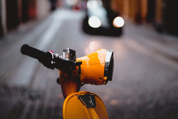Scooter bokeh