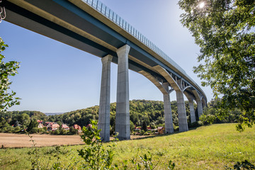 Brücke A17 üner Lockwitzgrung bei Dresden