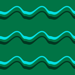 Seamless pattern background with multi-colored wavy lines.