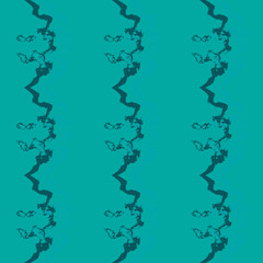 Seamless pattern background of multicolored lines with scribbler.
