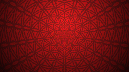 Background with a colorful, diverse cyclic pattern.